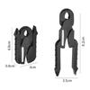 Multifunctional Pliers Stainless Steel Folding Mini Pliers Screwdriver EDC Outdoor Tools Black Carry Tool Knife