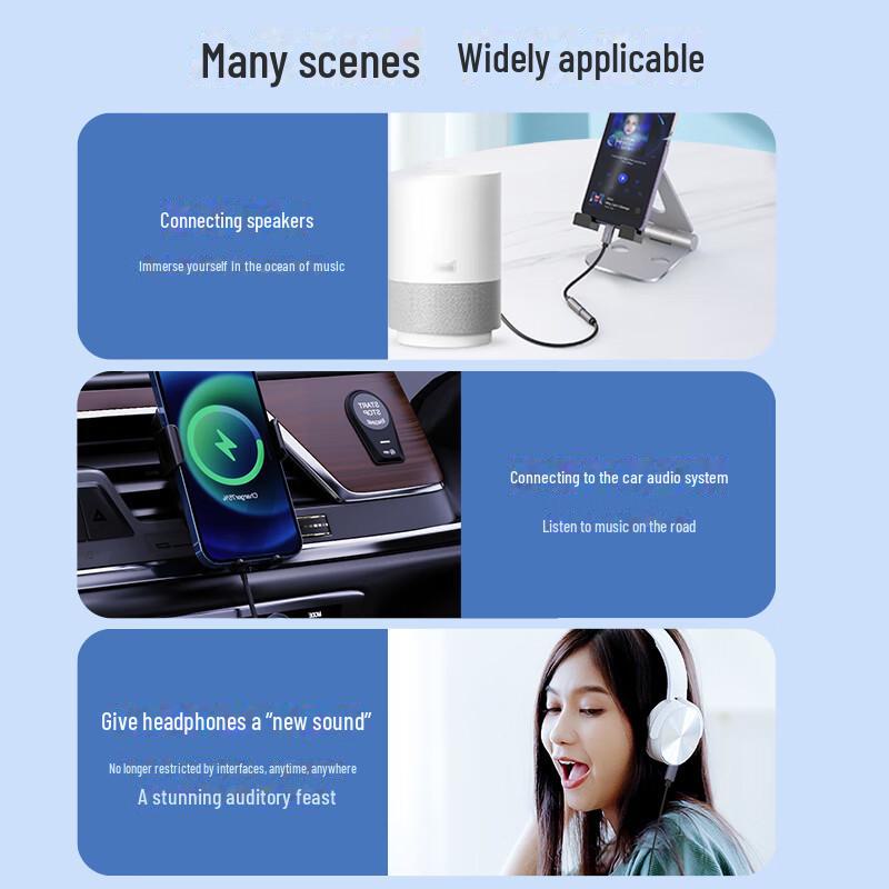 Biaz Lightning To 3.5mm Headphone Adapter with Microphone Support