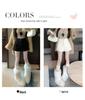 Women's High-Waist Plush A-Line Shorts - Fluffy White Wide-Leg Bootcut for Autumn/Winter