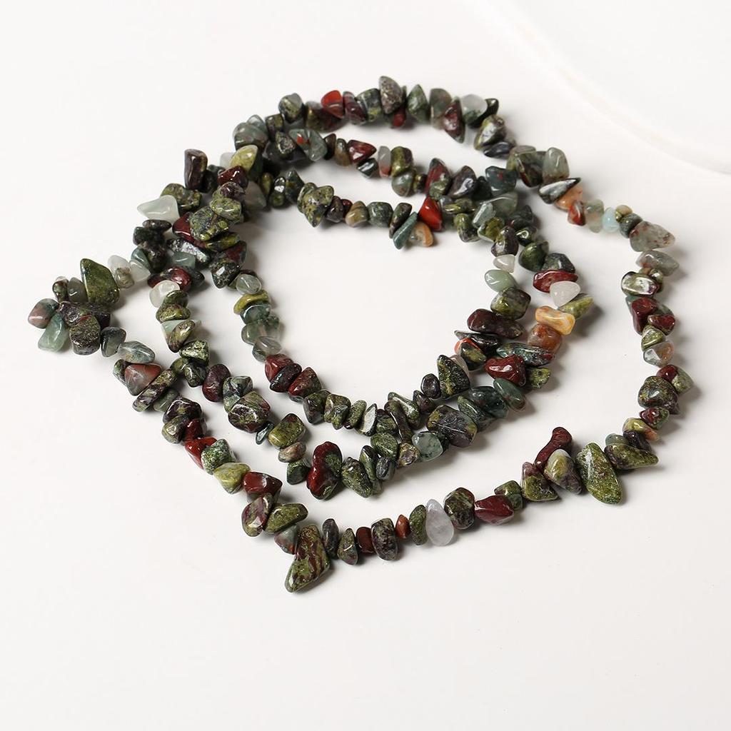 80cm Natürliche Amethyst Splitterkette - Poliert, Unregelmäßige Streifen für DIY Schmuck & Armbänder