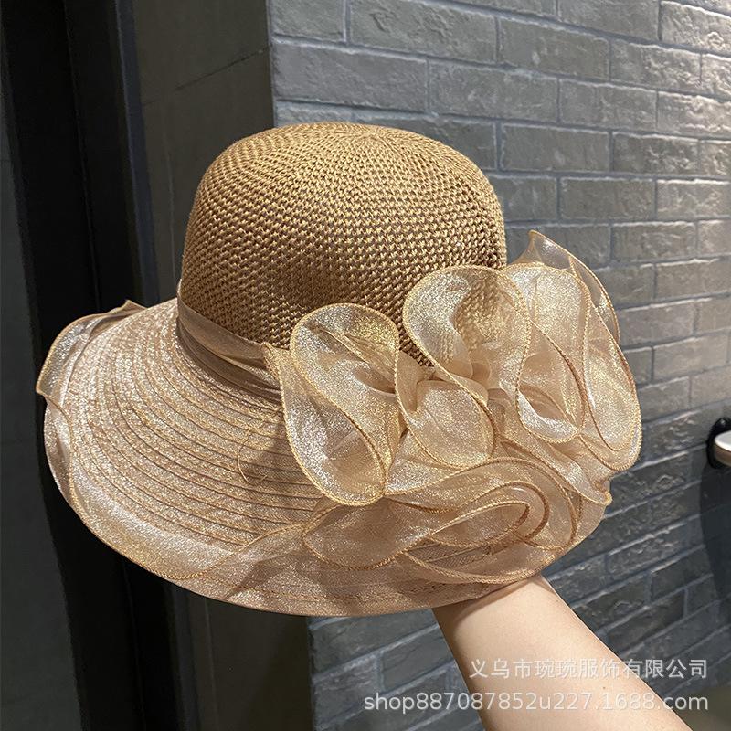 Eugen yarn fashionable new fisherman hat children's French leisure sunshade sun protection hat outdoor leisure beach hat