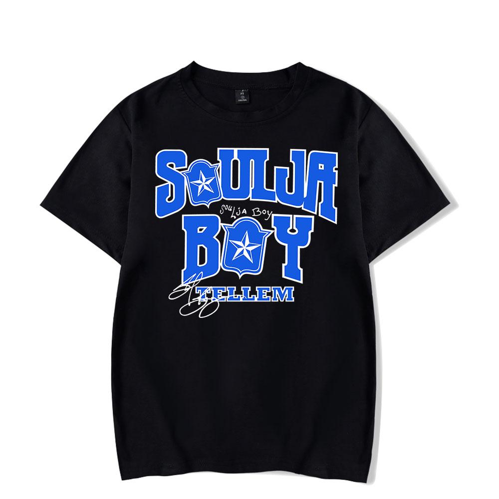 

Soulja Boy Tellem Signed Shirt Vintage 90s T-Shirt Men and Woman Short Sleeve Funny T Shirt Unisex Harajuku Tops Camiseta S