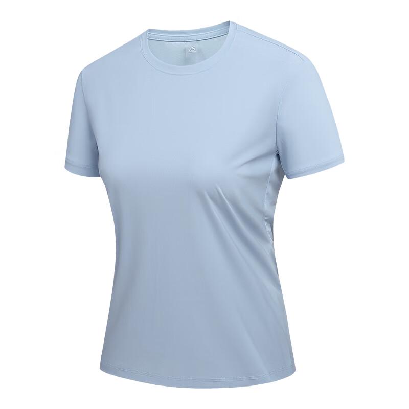 Unisex Ice Silk Quick-Dry Round Neck T-Shirt