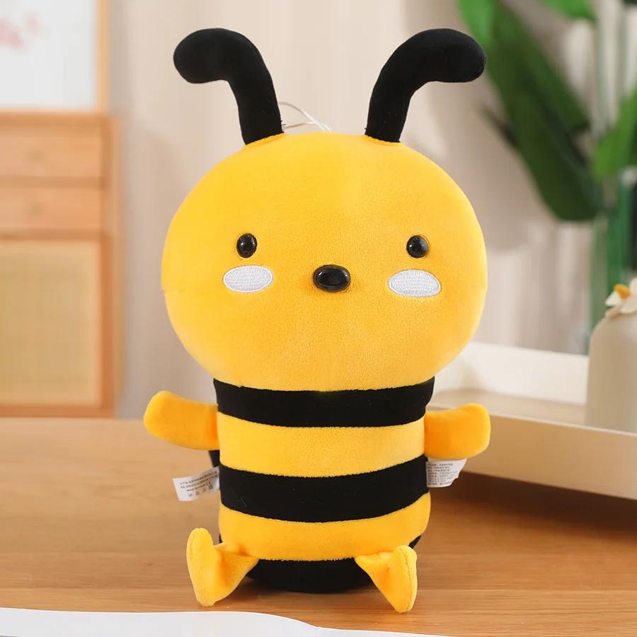 2 Misure Adorabili Api Cartone Animate Peluche Giocattoli Panciuti Ripieni Carine Api Ciondoli Bambola Kawaii Decorazione Per Finestra/Porta/Auto Regalo Divertente
