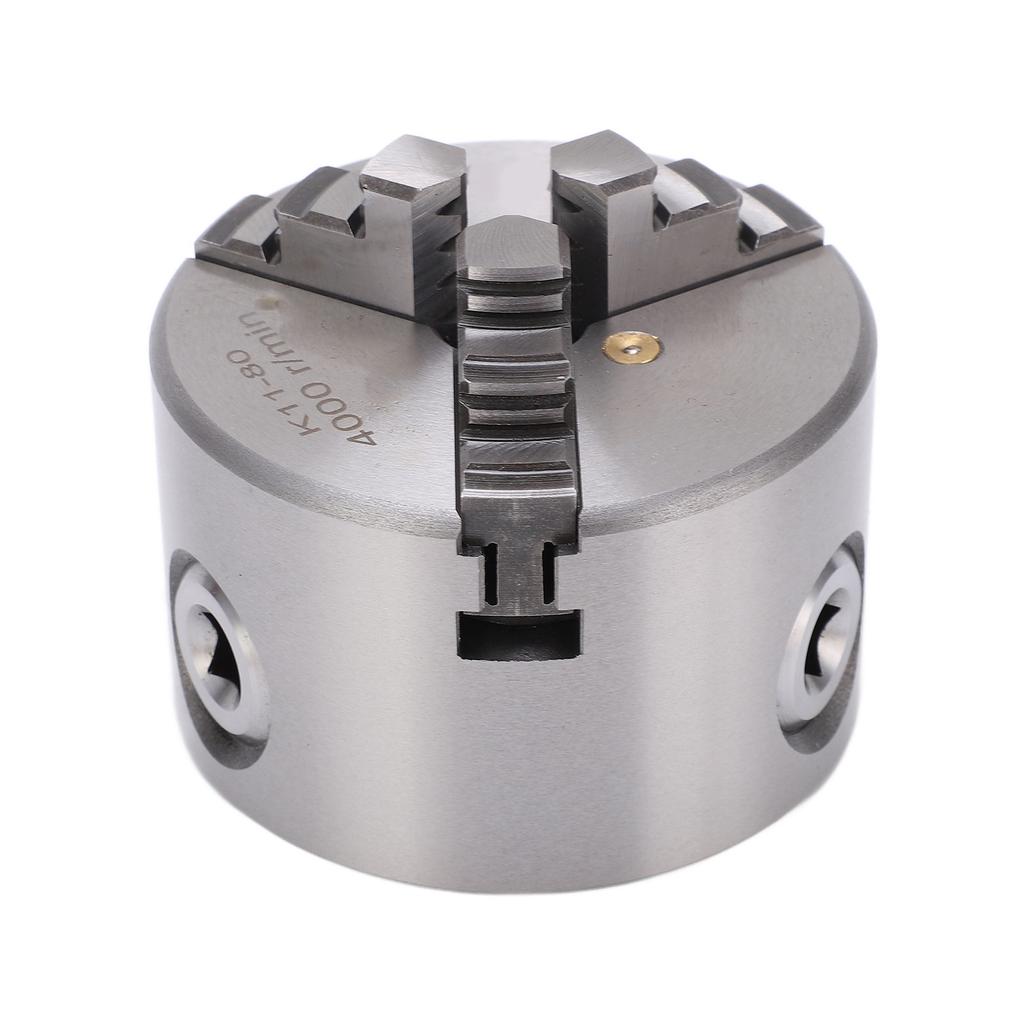 3inch SANOU K11?80 3?Jaw Self Centering Lathe Chuck 80mm Diameter