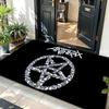 Music A-Anthrax Floor Mat Soft Flannel Entrance Door Mat Non Slip Absorbent Bathroom Bedroom Floor Rug