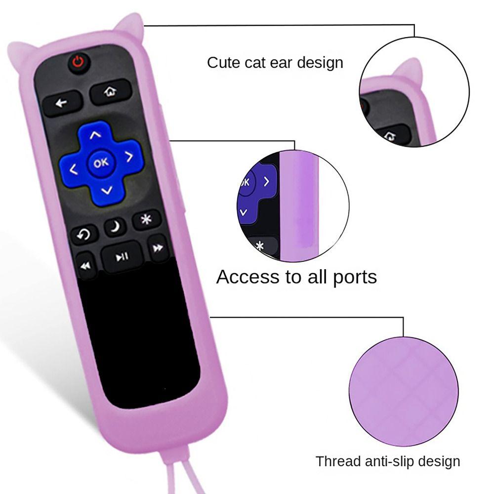 Wrist Strip TV Remote Control Cover Dust Proof Protective Controller Replacement Cover  Home Decor