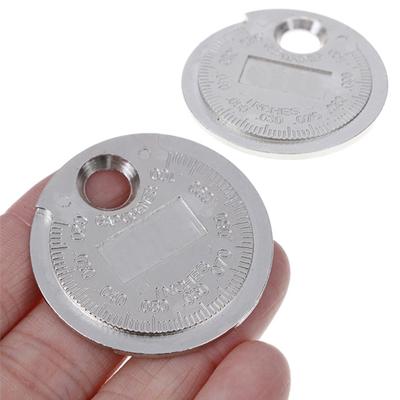 Car Ignition Spark Plug Gap Gauge Tool Caliber Measuring Tool Currency-Type 0.6-2.4mm Range Spark Plug Gage Gap Auto Tool Feeler