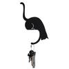 Storage Rack Hanger Hook Strong Load-bearing Easy To Install Cat Shaped Decorative Wall Door Wooden Hook Key Hanger