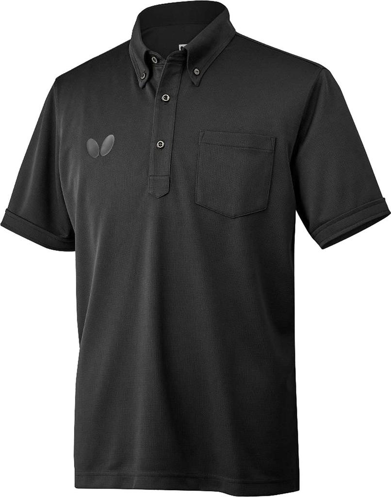 Butterfly Table Tennis BO Polo Size 45920 Shirt, Shirt, Black, S,