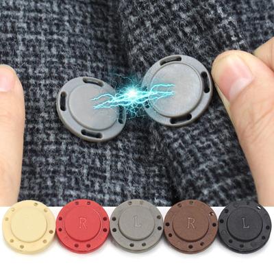 A Pair Magnet Buttons Sewing Supplies Magnetic Clothing Invisible Magnet Buttons Metal Buttons Handmade DIY Clothing Decoration