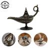 Magiczna Lampka Antyczna Vintage Lampka Legendarna Kadzielnica Świeca Zapachowa i Bezzapachowa Stojak na Świece Wystrój Domu Prezent Arabska Kadzielnica