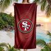 Asciugamano da Spiaggia alla Moda San Francisco 49ers Asciugamano Portatile Morbido ad Asciugatura Rapida per Nuoto Campeggio Vacanze