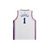 Nike Kids Philadelphia 76ers James Harden Letter Print Sleeveless Sports Basketball Jersey Kids Tops White 3Z2B7BZ1P-76RJH