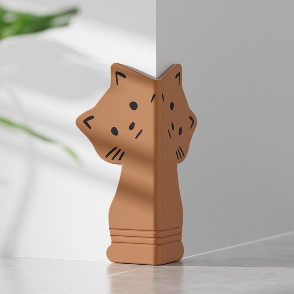 Cat Shape Silicone Collision Pad Baby Safety Wall Corner Protector  Livingroom