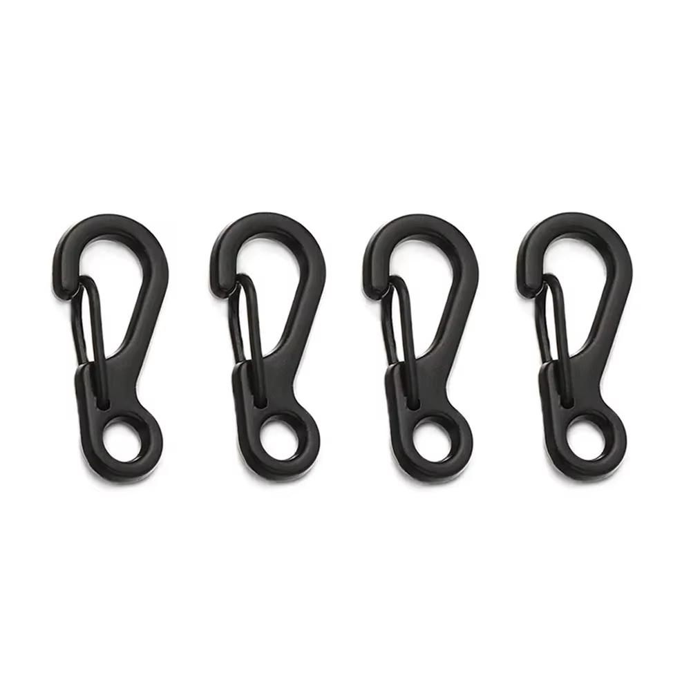 

4/10Pcs Carabiner D-Ring Key Chain Spring Clips Mini Aluminium Alloy Hang Buckle Survival EDC Gear Outdoor Camping Keyring Tool