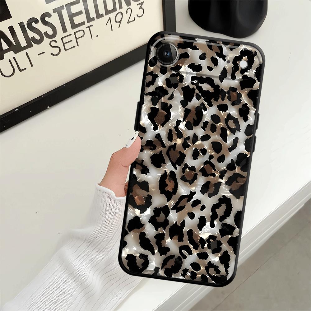 Funda Phone Cover Case for Apple iPhone 17 Pro Max 15 Pro 7 8 11 16 14 12 XR XS MAX Air 13 Leopard Print Lip Print Art