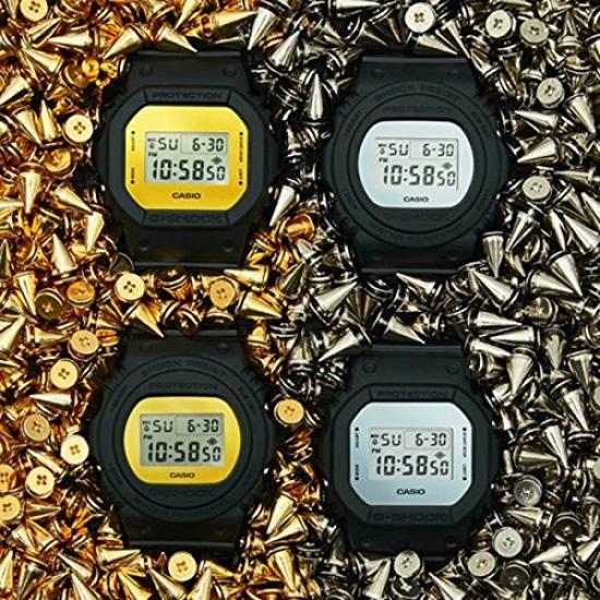 CASIO Watch with Collection Metallic Mirror Gold SPECIAL COLOR [Casio] G-SHOCK G-Shock Men's Box, Face, Digital, Mirror, Black, DW-5600BBMB-1JF
