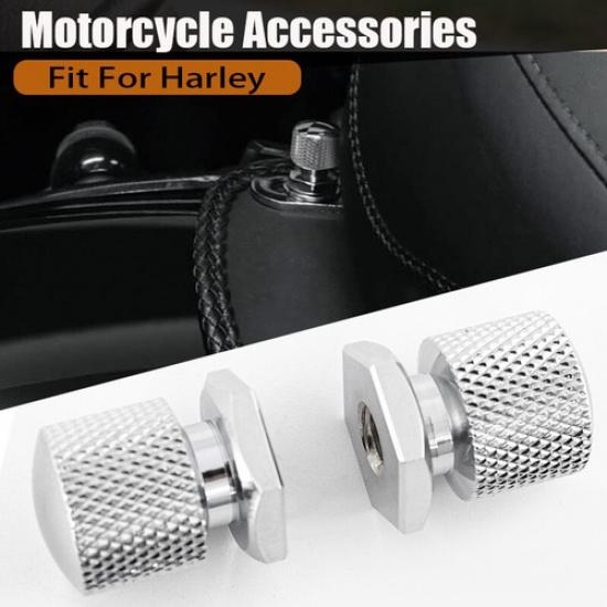 Подходит для Harley Touring Road King Softail Одиночное сиденье Гайка Хромированные болты Заднее крыло~