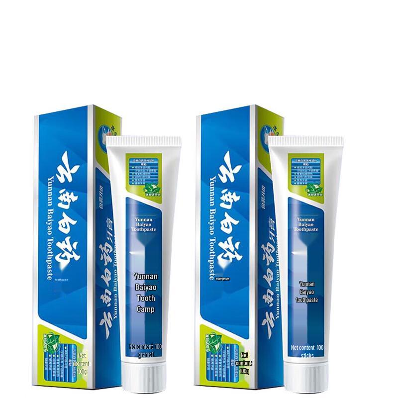 

Yunnan Baiyao Toothpaste for Gum Care & Stain Removal, Mint Fresh