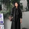 Spring Autumn Women's Trench Coat Lapel Female Windbreaker Long Sleeve Lady Trend Casual Jacket