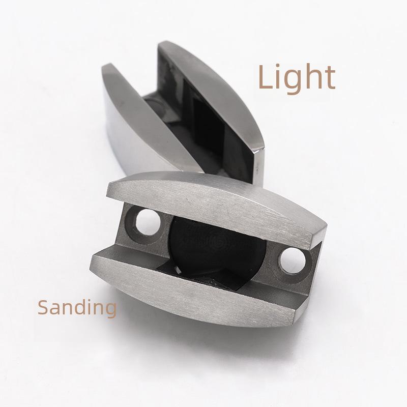 304 Stainless Steel Glass Sliding Door Stopper for Shower Rooms