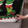 3Pcs Green Christmas Tree 67 Element Printed Coreless Bedsheet Set, Multi Size Bed Cover, Bedroom Bedding, Holiday Decorations