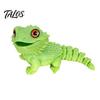 Modello Lucertola in PLA Stampato 3D Figura Drago Barbuto, Giocattolo Fidget Realistico con Figura Dalla Vita Reale Giunti Flessibili, Rettile Articolato per Decorazione da Scrivania