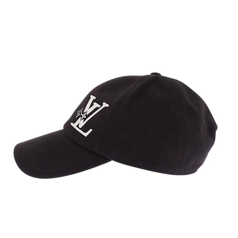 LOUIS VUITTON  M7608L cap black cotton mens
