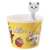 4x Ice Cream Cups with Spoons for Ice Cream Dessert Bowls for Children Set