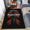 """Reaper's Hold Teppich mit Sensenmann und Sense Design" Geeignet für den Einsatz als Antirutsch für Wohnzimmer Schlafzimmer Sofas"""