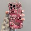 Rose Strawberry Bear Applies To Apple 16 Mobile Phone Case Iphone16 New Pro Cute 14 Cartoon Max Female 13 Cards