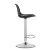 HOGA stool - black / chrome base