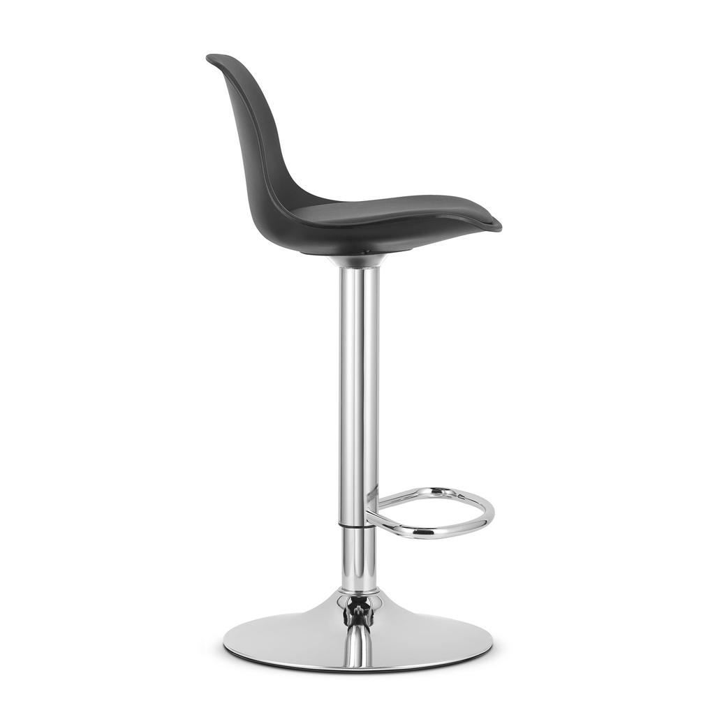 HOGA stool - black / chrome base
