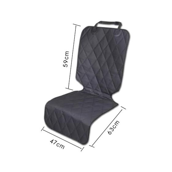 2-Piece Car Seat Cover, Car Seat, Waterproof, Protective Seat, Anti-Stain, Anti-Slip, Anti-Scratch Hook Included, Driver Seat, Passenger Seat, Rear