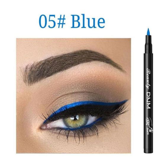 12 Colors Liquid Eyeliner Waterproof Sweat-proof Lasting Non Smudge Eye Makeup
