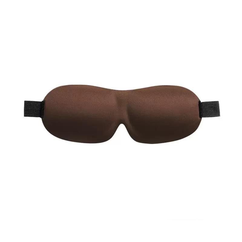 Custom Logo Comfortable Breathable 3D Contoured Foam Eyemask 100% Blackout Eye Mask for Sleeping with Adjustable Strap