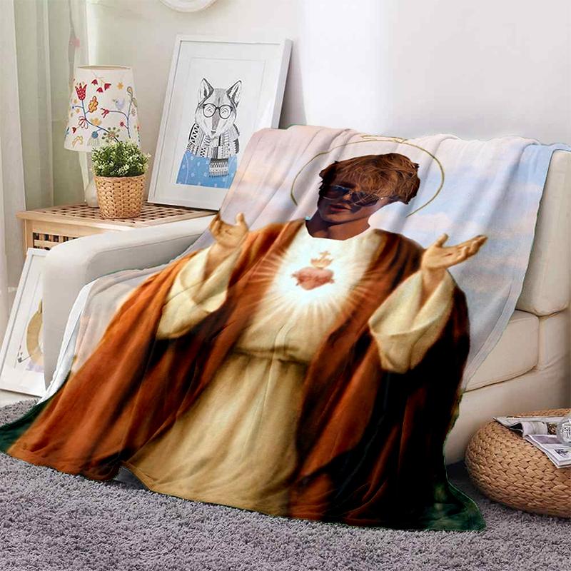 

3D Rudy Pankow Star JJ Maybank Blanket,Soft Throw Blanket for Home Bedroom Bed Sofa Picnic Travel Office Cover Blanket Gift Kids 75x90cm