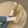 Fashion GKTINOO Women Sneakers 2025 Spring New Genuine Leather Loafers Women Casual Lace-up Women's Nurse Shoes Big Size