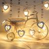 Hanging Fairy Lights Wooden Night Light Party Decoration Atmosphere Lamp  Bedroom