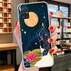 Funny Sun Moon Face Cover Phone Case For Samsung Galaxy A12 A22 A32 A52 A72 A02S Phone Case Note 20 Ultra 10 S10 Plus A51 A71 A5