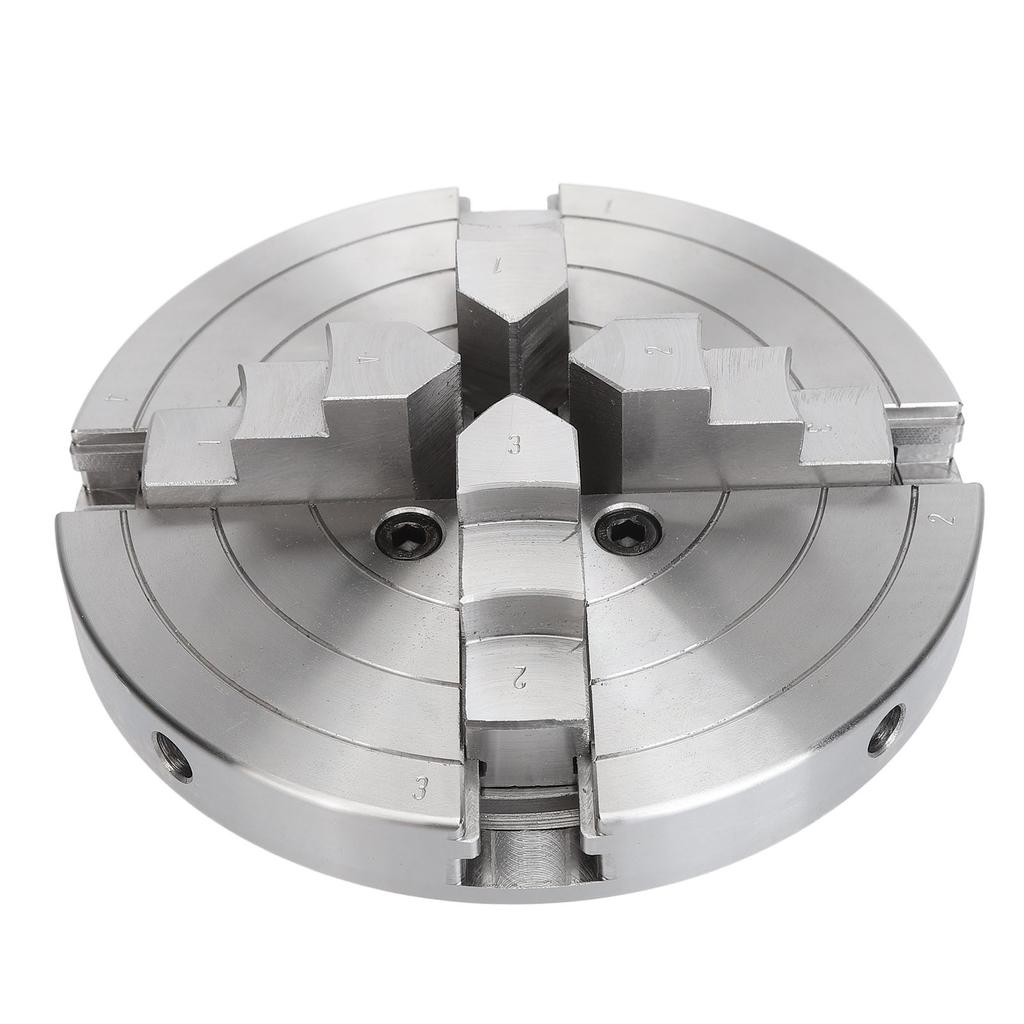 Drehbankfutter 6 Zoll 4 Backen 1Zollx8TPI legierter Stahl selbstzentrierendes Spannfutter Zubehörset