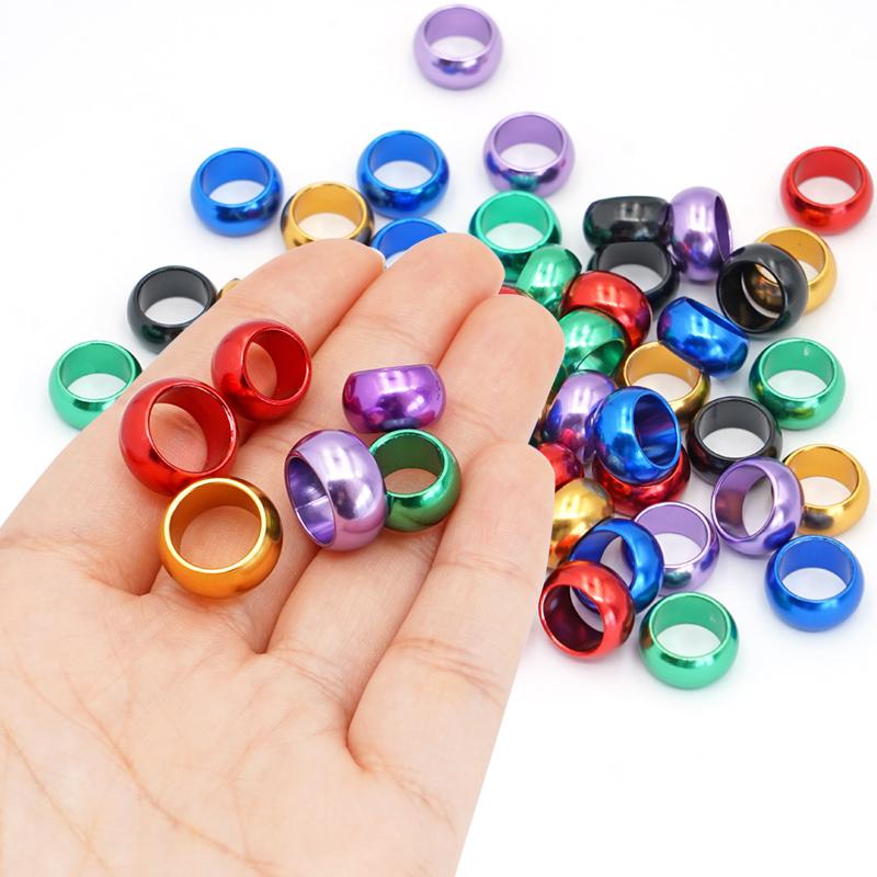 5 Stück Aluminium Vogel Fußring Innendurchmesser 8mm/10mm Tauben Papagei Vogel Outdoor Flugtraining Identifikation Rennbedarf