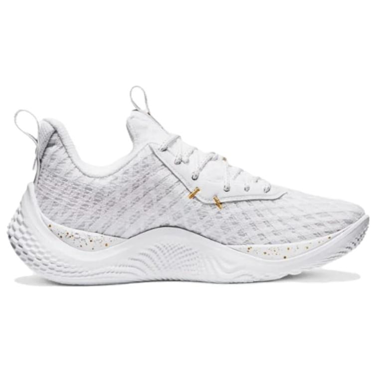 Under Armour Curry Flow 10 Team White Metallic Gold 3026624-102