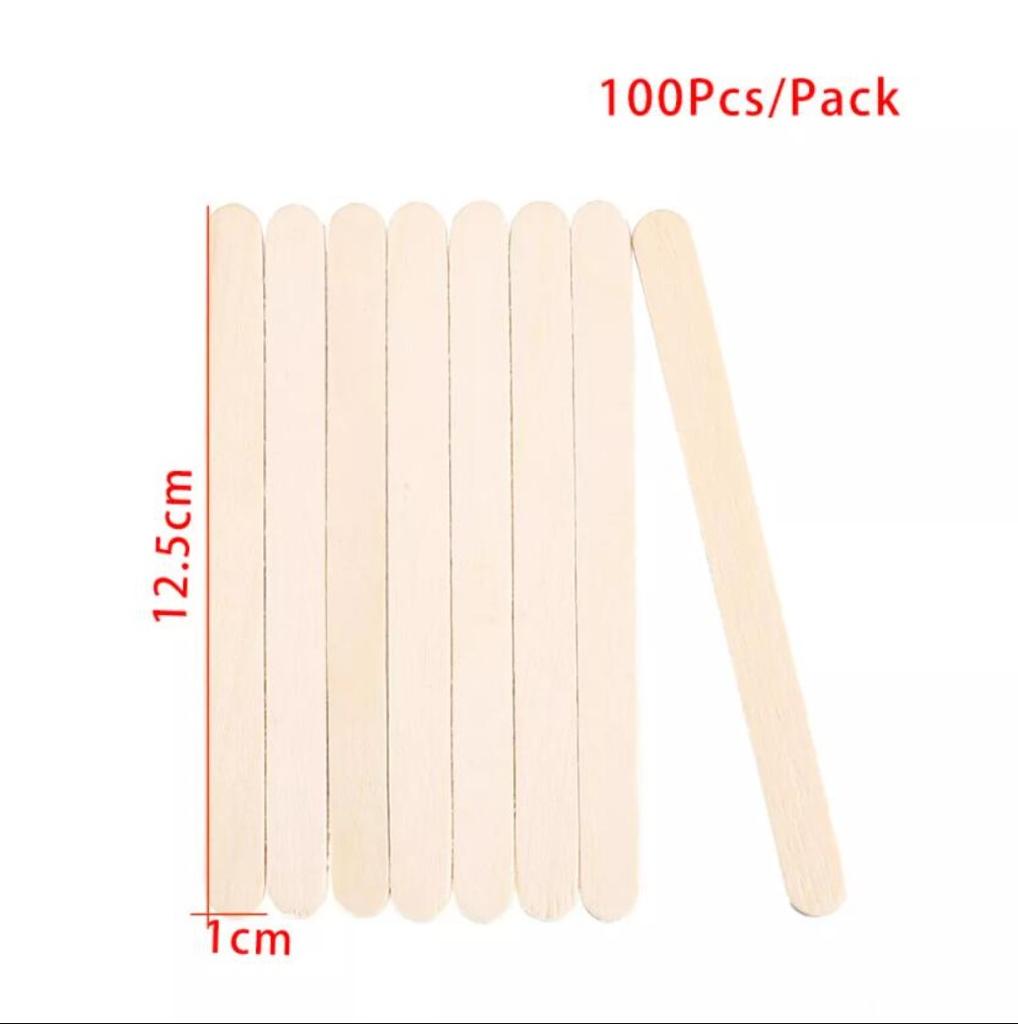 50/100/150 Piezas Herramienta de Resina Palo Removedor Epoxi Palo de Helado de Paleta Hecho a Mano DIY Molde de Resina Herramientas para Hacer Palitos de Hielo de Madera