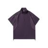 Herren Sommer T-Shirt im japanischen Stil, locker, Halb-Offen-Kragen, Kollektion 2026