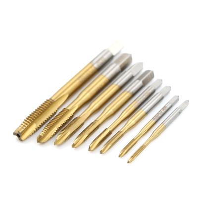 M2/M2,5/M3/M3,5/M4/M5/M6/M8 HSS Metrisch Gerade Nut Gewinde Gewindebohrer Stecker Gewindebohrer