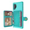 Für Samsung Galaxy Note 10 Plus Note 10 Kreditkartenhülle PU-Leder Klappbrieftasche Foto-Halter Harte Rückabdeckung für Galaxy Note 10