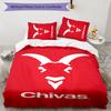 USA FC 3pcs Bedding Set Duvet Cover Closure Includes 1 Duvet Cover & 2 Pillowcases for All Seasons Bedroom Home Dorm Decor