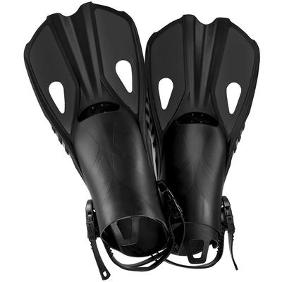 Barbatanas de mergulho profissional adulto criança ajustável sapatos de natação silicone longo submersível mergulho